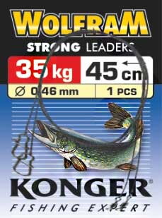 260045035 Konger Strong wolframove lanko 45cm 35kg