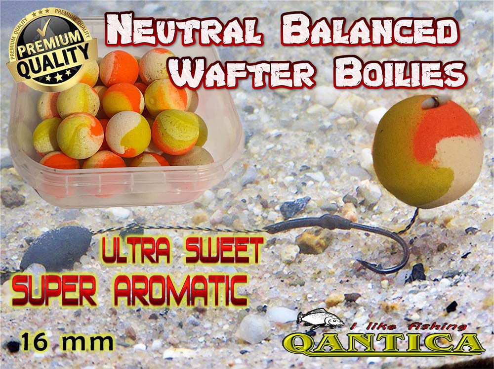 Neutral Balanced Wafter Boilies 16mm QanticaNeutral Balanced Wafter Boilies 16mm Qantica