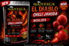 QANTICA EL DIABLO CHILLI JAHODA – boilies 20 mm, 1 kg