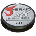 DAIWA J-BRAID X8 zelená 150 m 0,06 mm