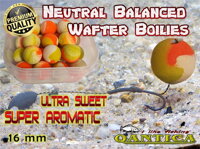 Neutral Balanced Wafter Boilies 16mm Qantica Halibut