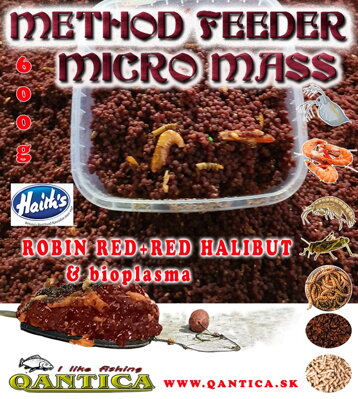 METHOD FEEDER MICRO MASS ROBIN RED RED HALIBUT + BIOPLASMA