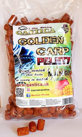 Golden Carp Flesh pelety 14mm 1kg MANGO