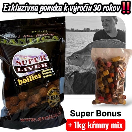 BOILIES SUPER LIVER PEČEŇ LONG TIME 20mm 1kg