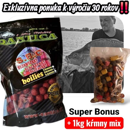 BOILIES S.B.C. JAHODA BRUSNICA ČUČORIEDKA LONG TIME 20mm 1kg