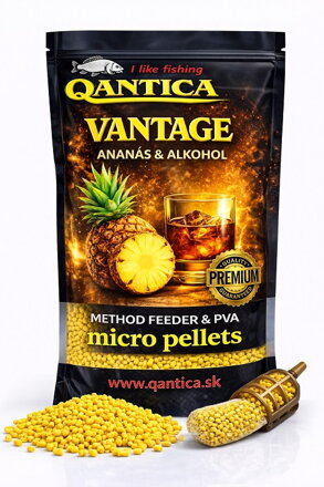 Q Method Micro Pelety 2mm 1kg Vantage - Ananás