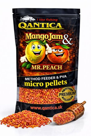 Q Method Micro Pelety 2mm 1kg mango peach