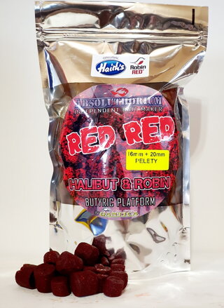 Absouluthorium Pelety mix15-20mm robin red halibut 800g