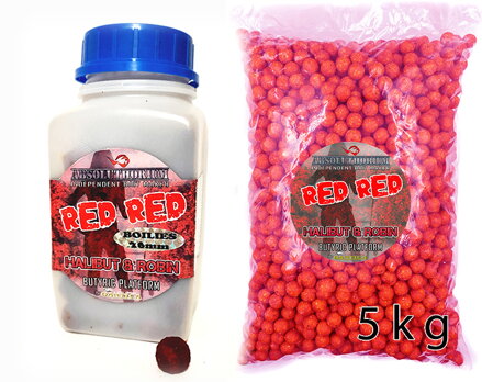 Absoluthorium boilies RED RED 20mm 1kg +5kg