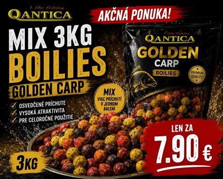 GOLDEN CARP BOILIES  3kg K.O