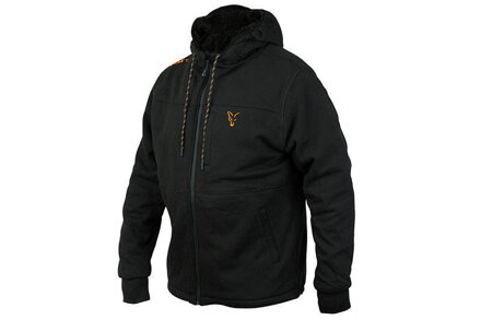 Fox Collection Sherpa Hoody Black/Orange