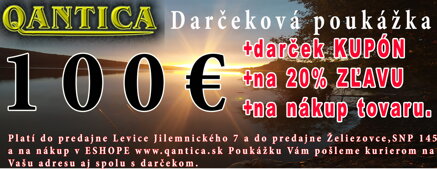 Špeciálna POUKÁŽKA V HODNOTE NA NÁKUP ZA 100€