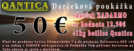 Špeciálna POUKÁŽKA V HODNOTE NA NÁKUP ZA 50€