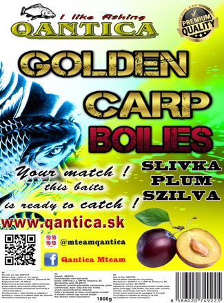 GOLDEN CARP BOILIES slivka 3kg