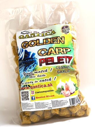 Golden Carp Flesh pelety 20mm 1kg cesnak