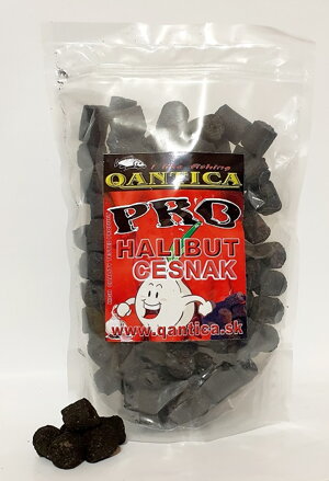 Q Pelety Halibut  20mm 1kg (Dierka) Pro - Halibut Cesnak