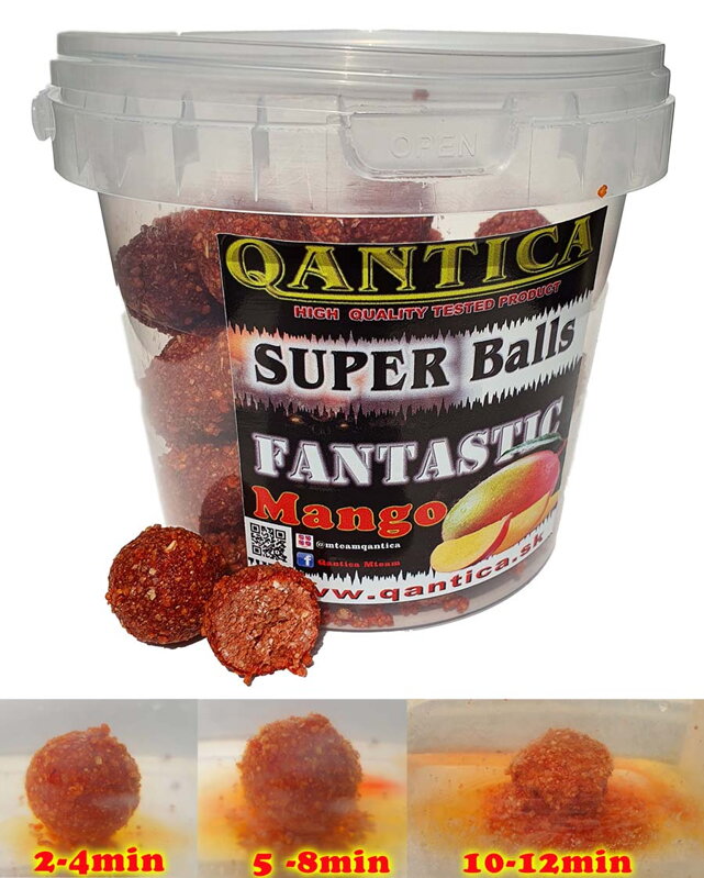 BOILIES SUPER BALLS MANGO 500g BOILIES SUPER BALLS MANGO 500g