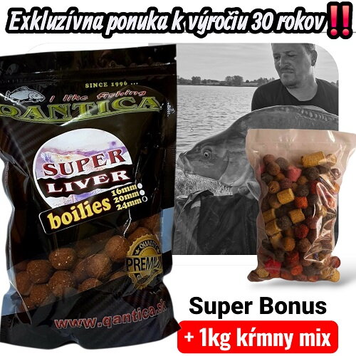 BOILIES SUPER LIVER PEČEŇ LONG TIME 20mm 1kg