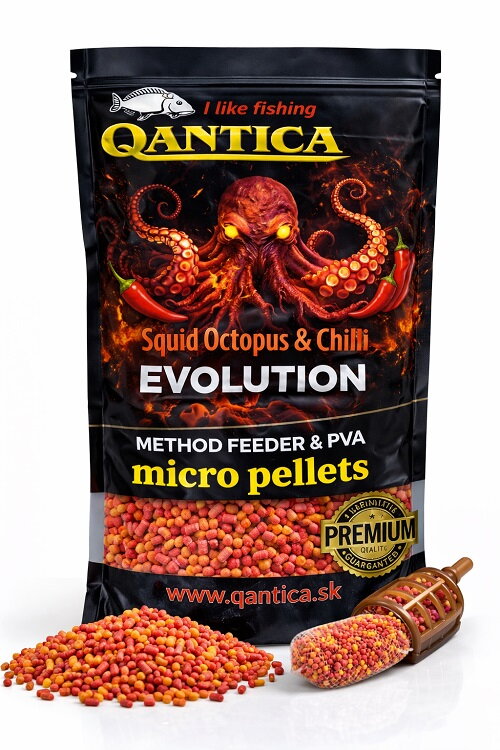 Q Method Micro Pelety 2mm 1kg Evolution - Chili Chobotnica