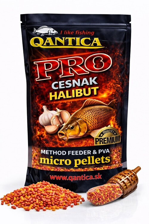 Q Method Micro Pelety 2mm 1kg Pro - Halibut Cesnak