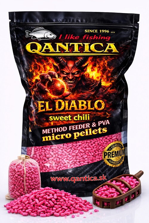 Q Method Micro Pelety 2mm 1kg El Diablo- Sweet Chilli