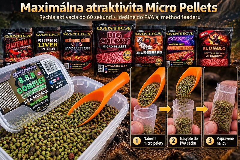 QANTICA lopatka Bait scoop  na pelety a plnenie PVA sáčkov