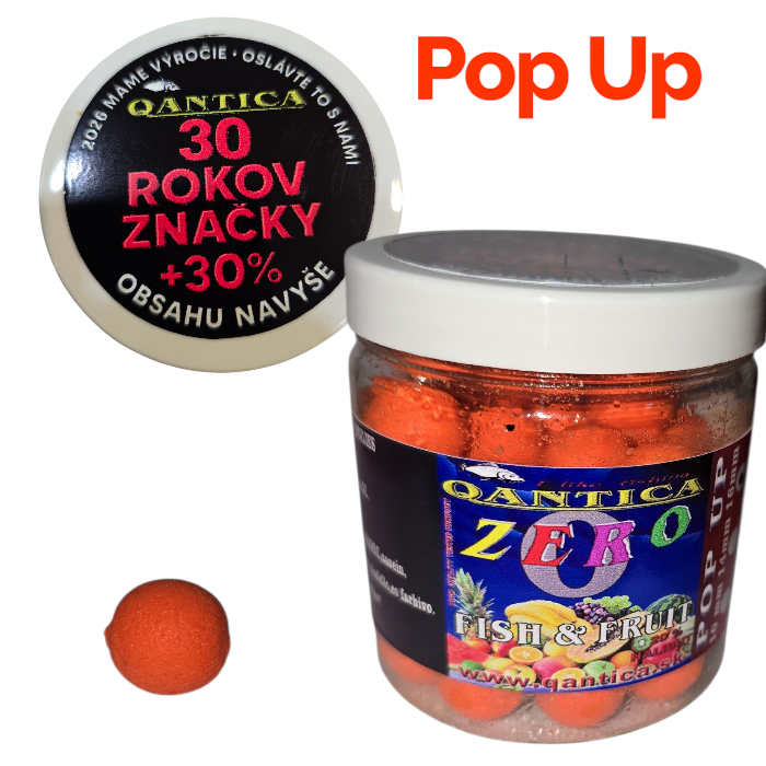 Q Bolies 50g Fluo Pop Up 16mm Zero- Ovocie Ryba