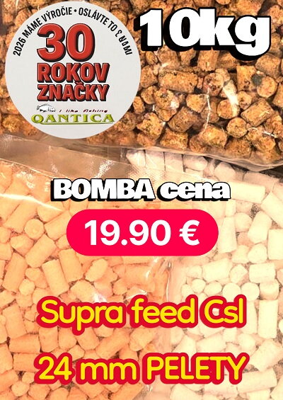 Qantica supra feed pelety 24mm CSL10K kg Qantica supra feed pelety 24mm CSL10K kg