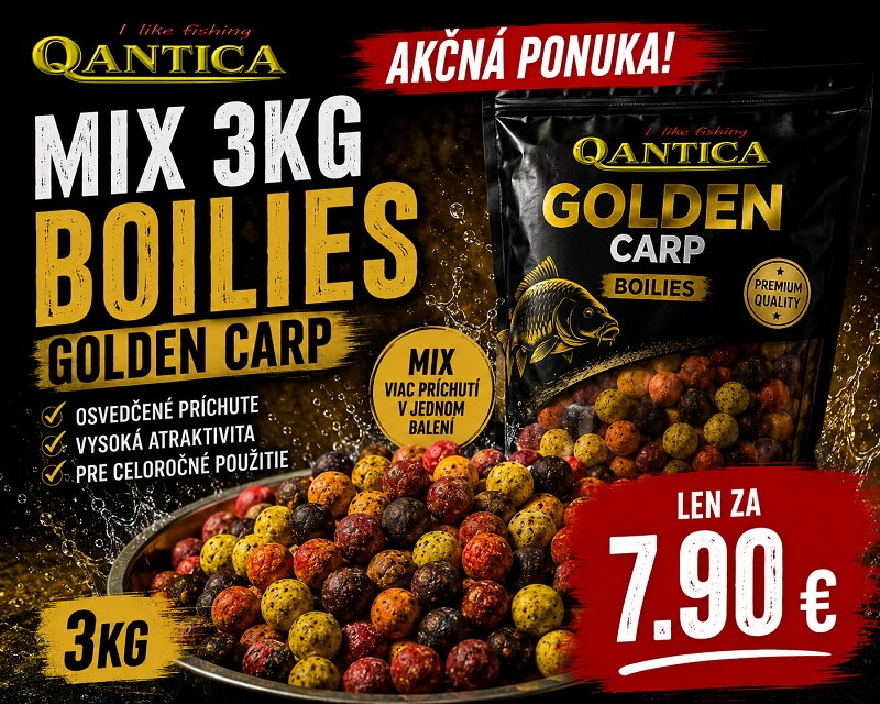 GOLDEN CARP BOILIES  3kg K.O