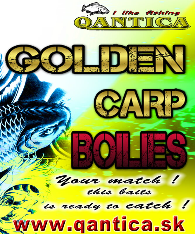 GOLDEN CARP BOILIES PEČEŇ1kg
