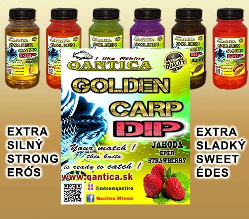 GOLDEN CARP DIP 150 ML JAHODA