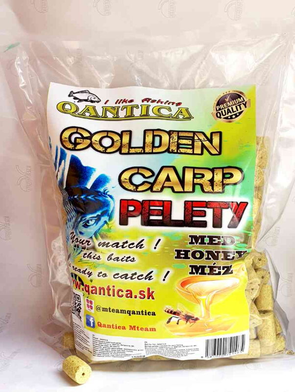 Golden Carp Flesh pelety 14mm 3kg Med