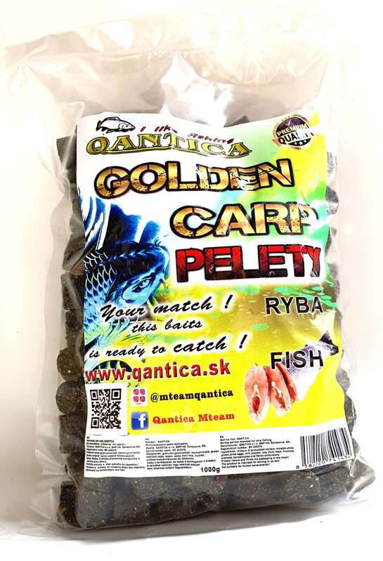 Golden Carp Flesh pelety 20mm 1kg Ryba