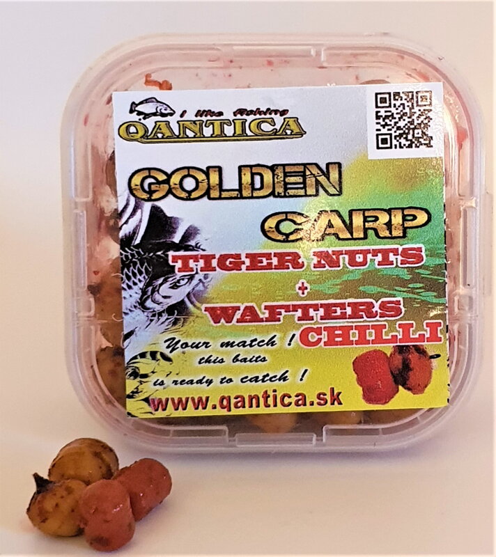 Golden carp tigrí orech a wafters 8mm 50g  chilli