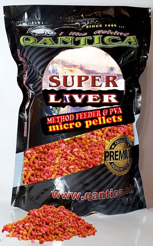 Q Method Micro Pelety 2mm 1kg Super Liver – Pečeň