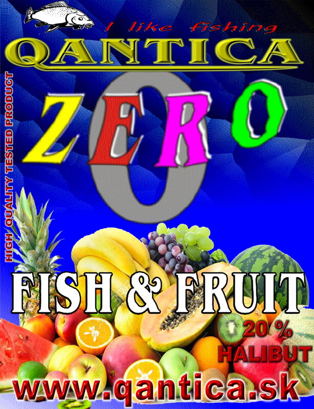 Q Method Feeder Pasta 1kg Zero ovocie ryba