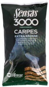 Krmivo 3000 Carpes Extra Gros (kapor hrubý) 1kg Krmivo 3000 Carpes Extra Gros (kapor hrubý) 1kg