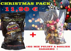 Vianočný pack FORCE CRAB + 1KG MIX