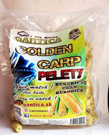 Golden Carp Flesh pelety 14mm 1kg cesnak