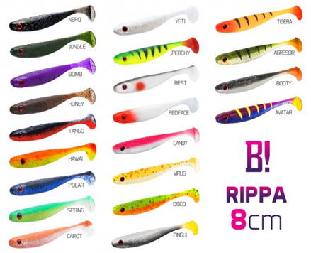 Umelá nástraha BOMB! Rippa / 5ks - 8cm/CANDY