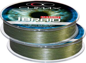 Pletená šnúra Climax iBraid U-Light zelená 100 až 500m