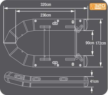Fox 320 Inflatable Boat