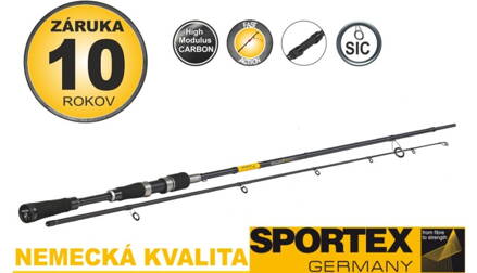 Prívlačové prúty SPORTEX Black Pearl GT-3 ultra light