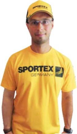 SPORTEX T-Shirt Tričko s veľkým logom - žlté