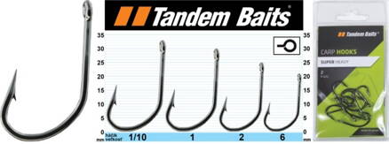 Kaprové rybárske háčiky Super Heavy - Tandem Baits