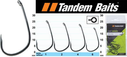 Kaprové rybárske háčiky Specimen 2XS Tandem Baits