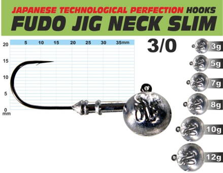 FUDO JIG s krčkom 3/0 balenie 5ks