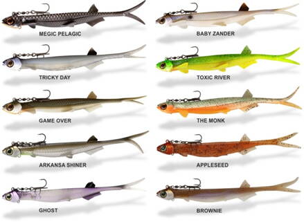 Gumové nástrahy 60g/21cm Quantum Pelagic Shad Set 1ks
