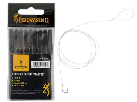 Feeder nádväzec Feeder hook-to-nylon Master bronze