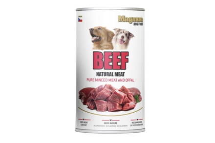 Pre psov Natural BEEF Meat dog 1200g